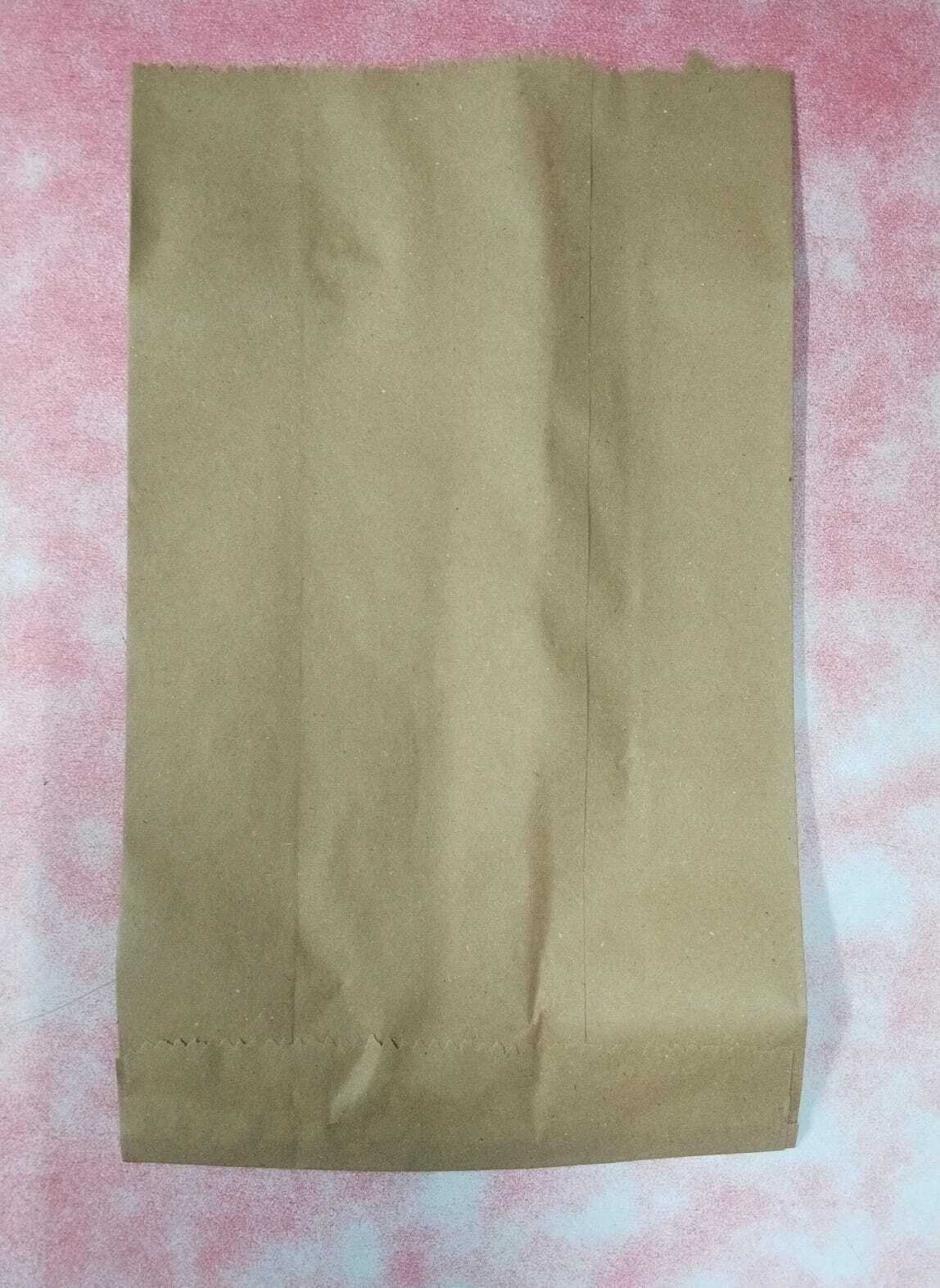 Paper Bag - Brown Kraft Material | Versatile Use For Groceries, Medical Supplies, And Restaurants