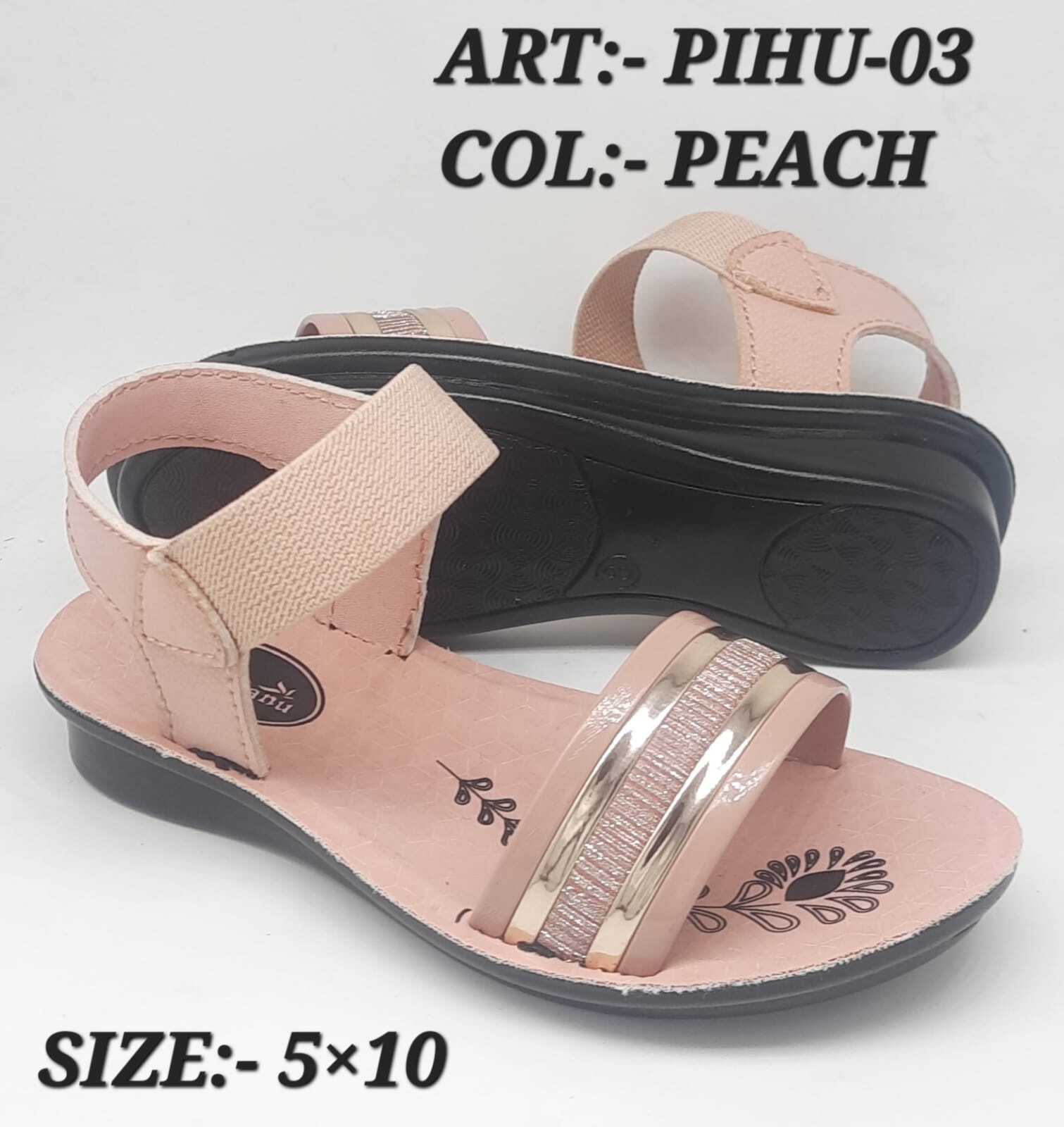 Pihu Kids Sandals - Heel Size: Flat