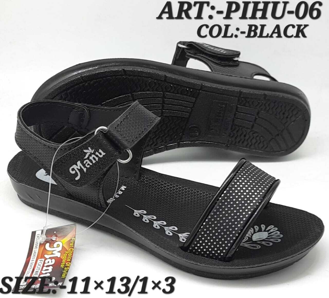 Pihu Kids Sandals - Heel Size: Flat