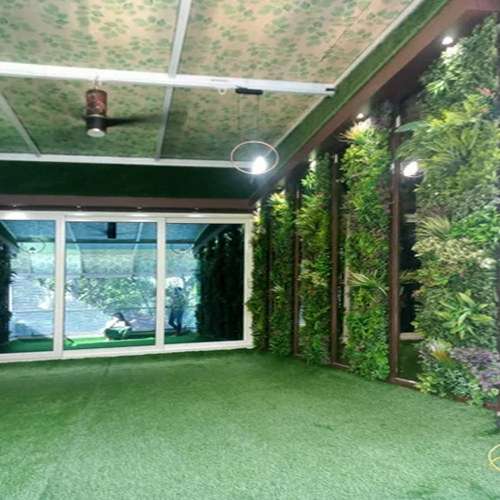 Artificial Green Wall - Material: Plastic