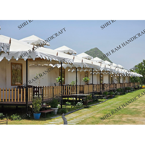 Machan Swiss Cottage Tent - Color: As Per Requirement