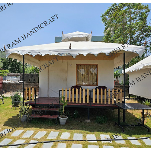 Machan Swiss Cottage Tent - Color: As Per Requirement