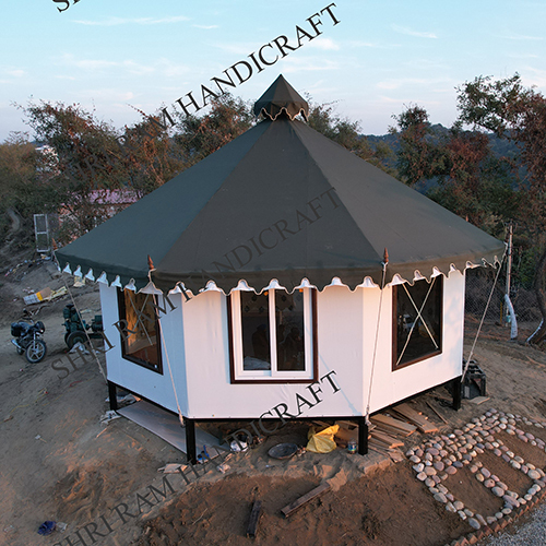 Outdoor Octangle Tent - Color: As Per Requirement
