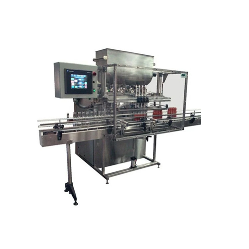 Peanut Butter Filling Machine - Metal Construction | Automatic Grade, Human Machine Interface, High Efficiency, High Performance
