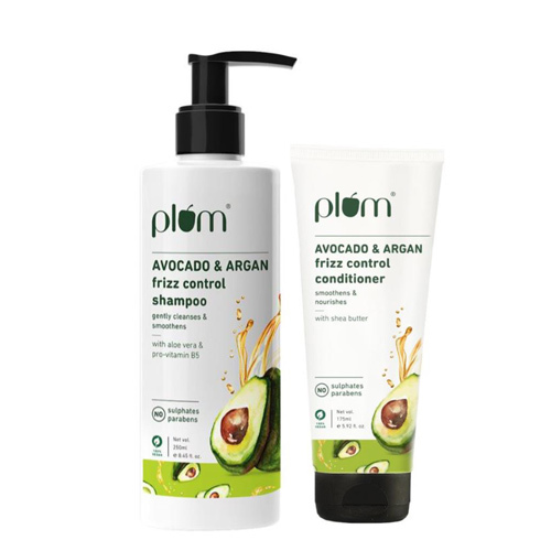 Advocado And Argan Range - Gel Formulation, Ivory White Color | Frizz Control Shampoo And Conditioner for All Hair Types