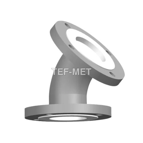 PTFE 45 डिग्री एलबो