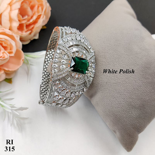 Fashion Ri315 Ladies White Polish Bracelet