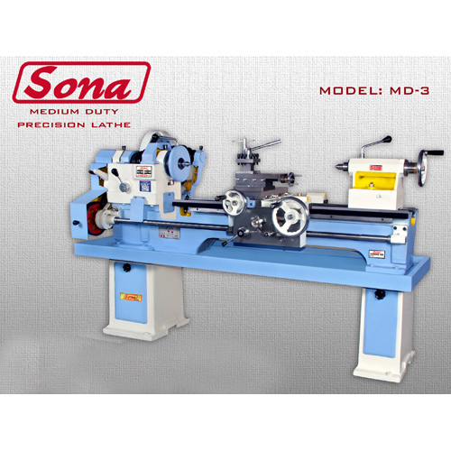 Semi Automatic Sona Medium Duty Precision Lathe Machine