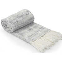 Acrylic Polyester Knit Throw