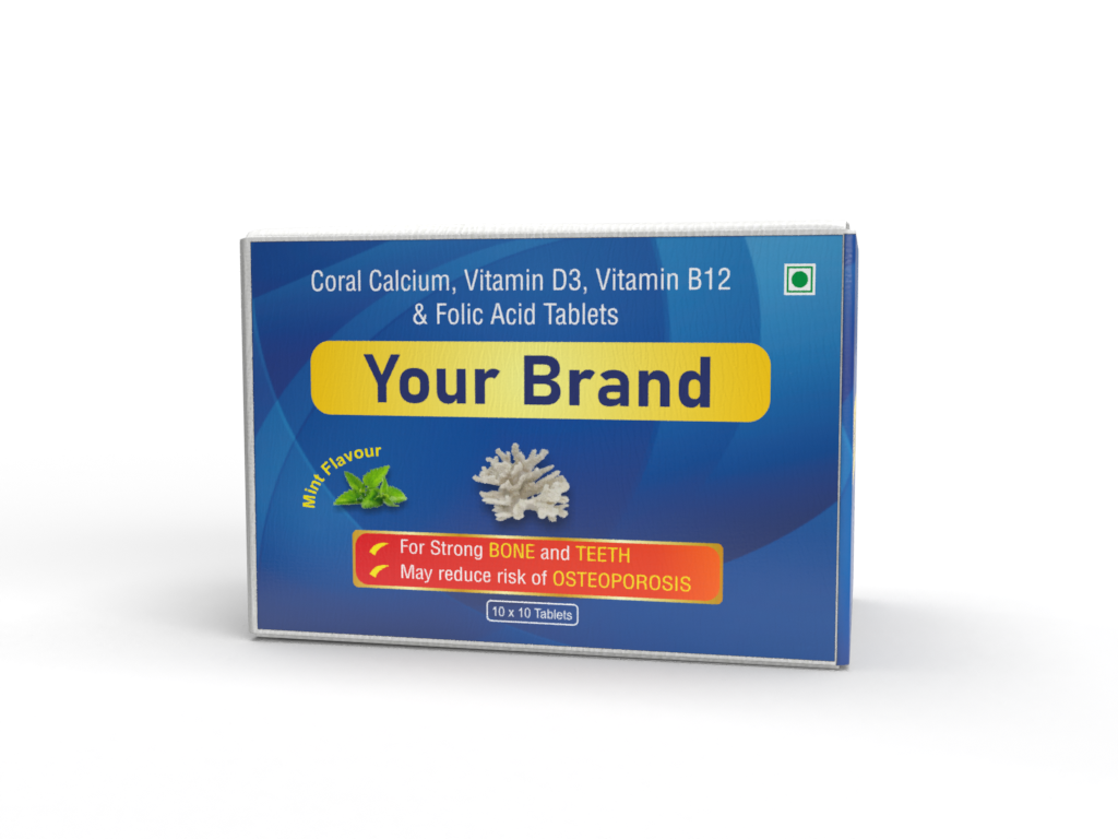 Coral Calcium With Vitamin B12 And Folic Acid Tablet