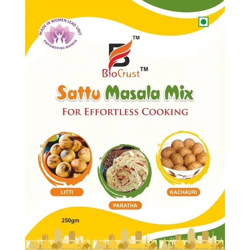 250g Herbal Ready Mix Chana Sattu - Powdered Blend with Added Natural Ingredients | Commercial Use in Plastic Bottle or Tinned Can, Original Flavor