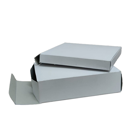 Plain Duplex Corrugated Box - Coated Paper, Customized Sizes Available , Different Color Options with Polished Finish and Embossed Printing