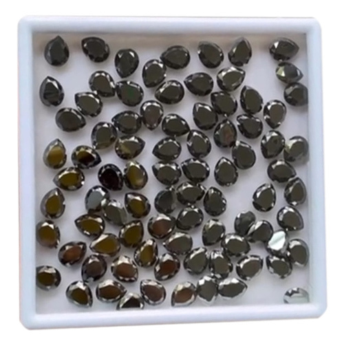 7-9 Mm Black Pear Diamond - Diamond Carat: 1 Carat