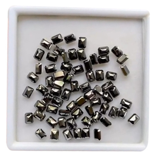 7-5 Mm 85.69  Emerald Black Diamond - Diamond Type: Natural