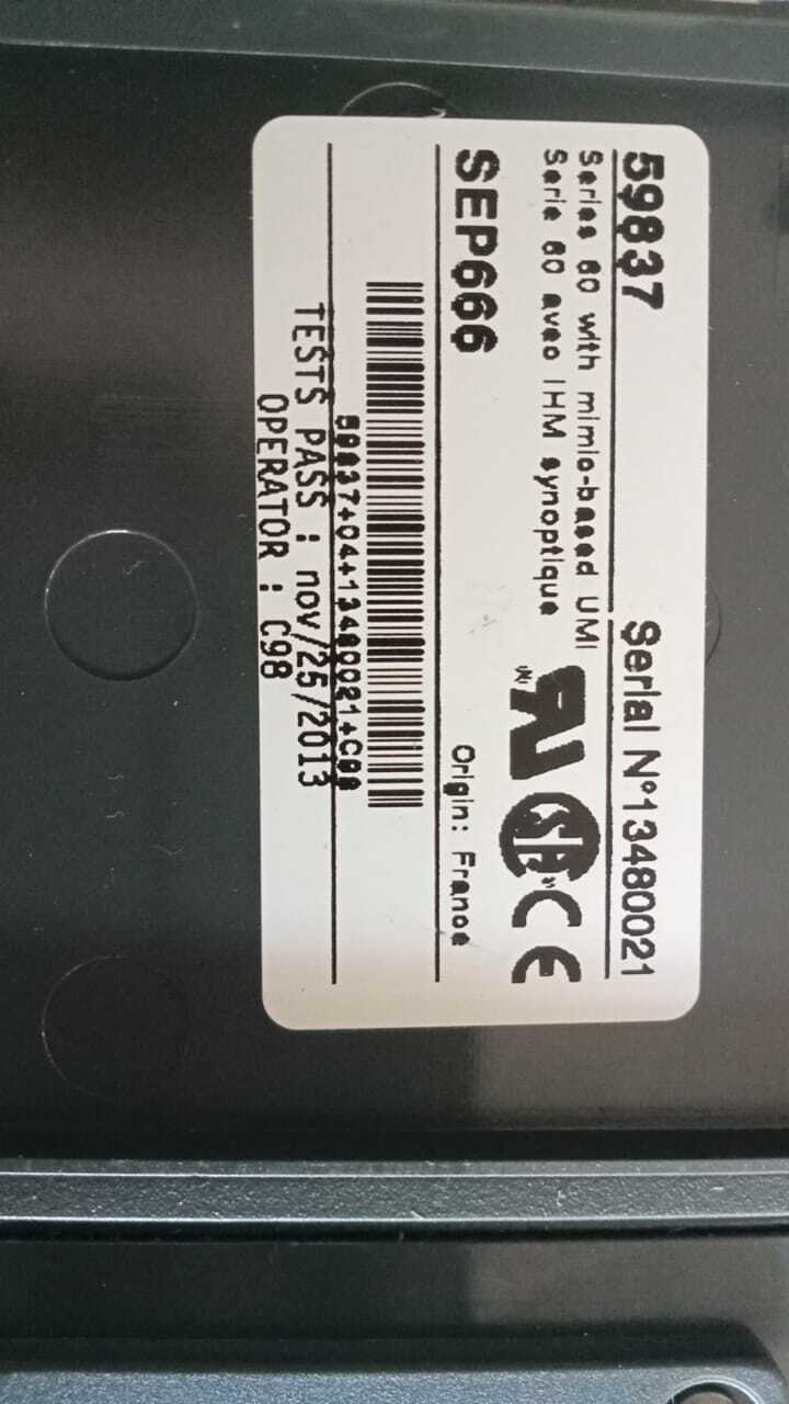 Schneider Sep666 Hmi - Application: Industrial Automation