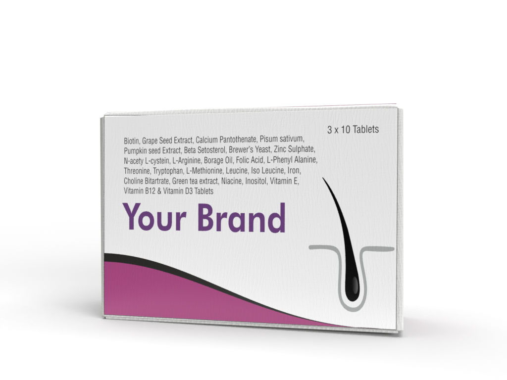 Biotin With Grape Seed Extract With Vitamin B12 And Vitamin D3 Tablet