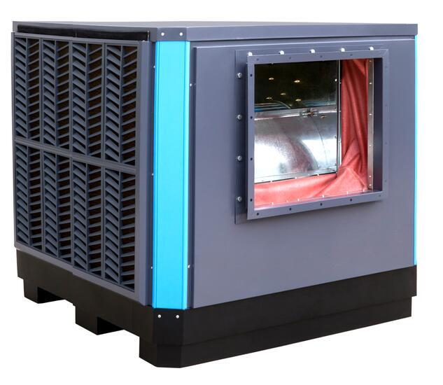 Marut Air Cooler - Pp Cabinet, 1160x1160x940 Mm, Black And Off White | 1.5 Hp, 17000 M3/hr Cooling, Low Noise, Intelligent Control System