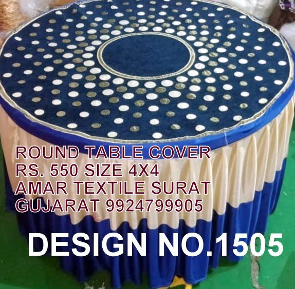 Table Cover - Good Material, 4x4ft Size, Super Width, Perfect Color | Quick Dry, Washable, Strong Density For Festivals, Full Use