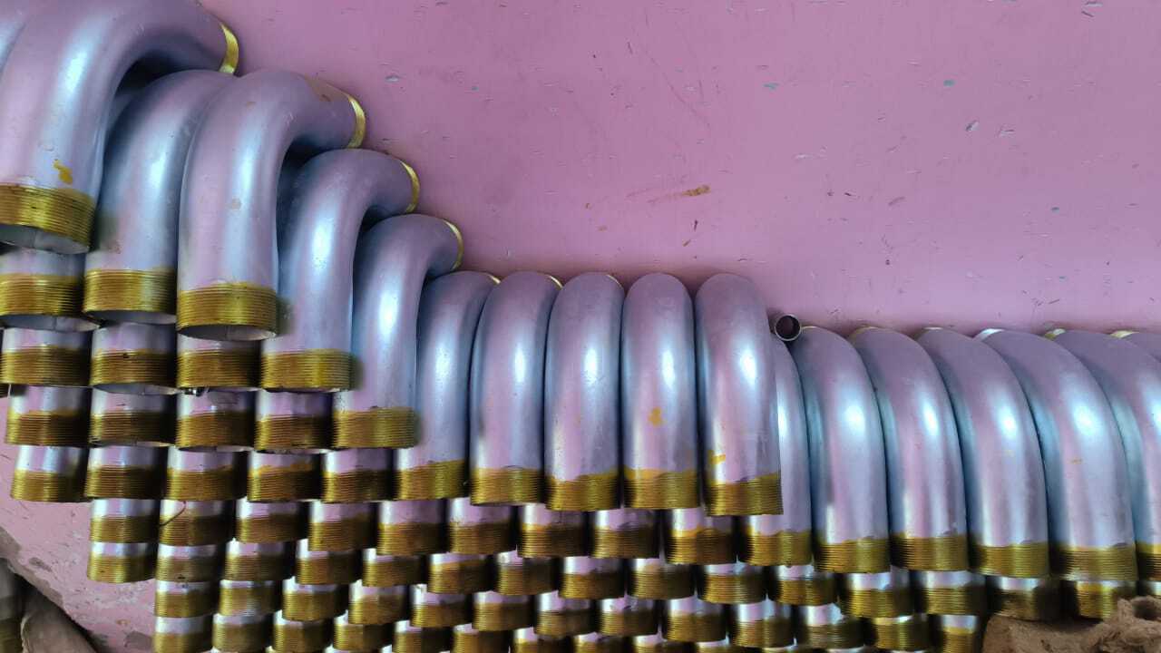 2.5 Inch Pipe Bend - Color: Silver