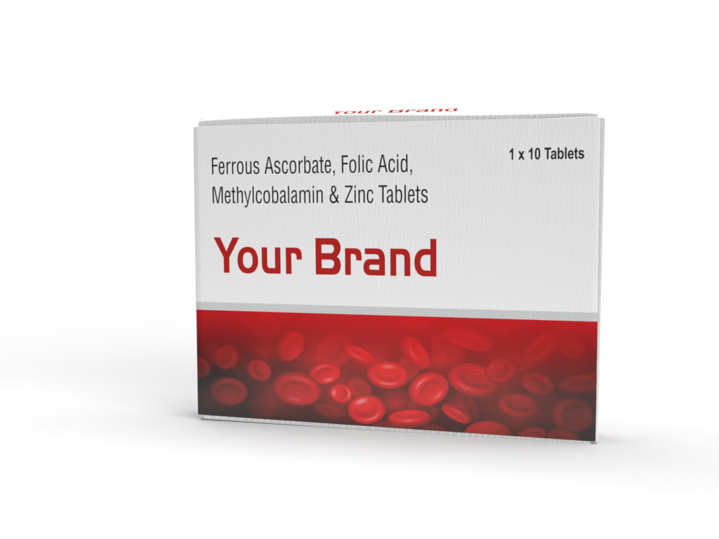 Ferrous Ascorbate With Folic Acid And Zinc Tablet