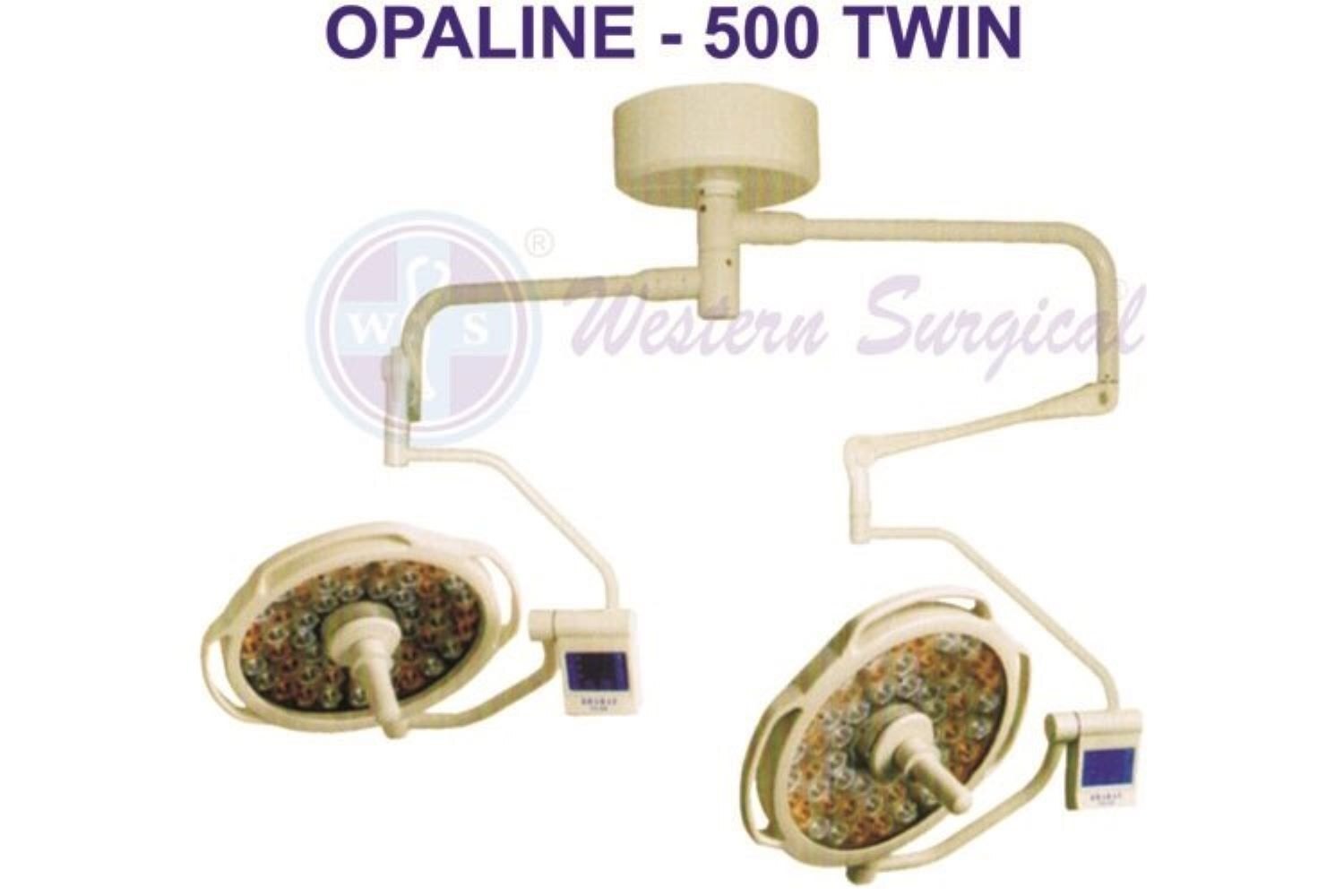 Led Opaline 500 Twin Ceiling Model - Color Code: White
