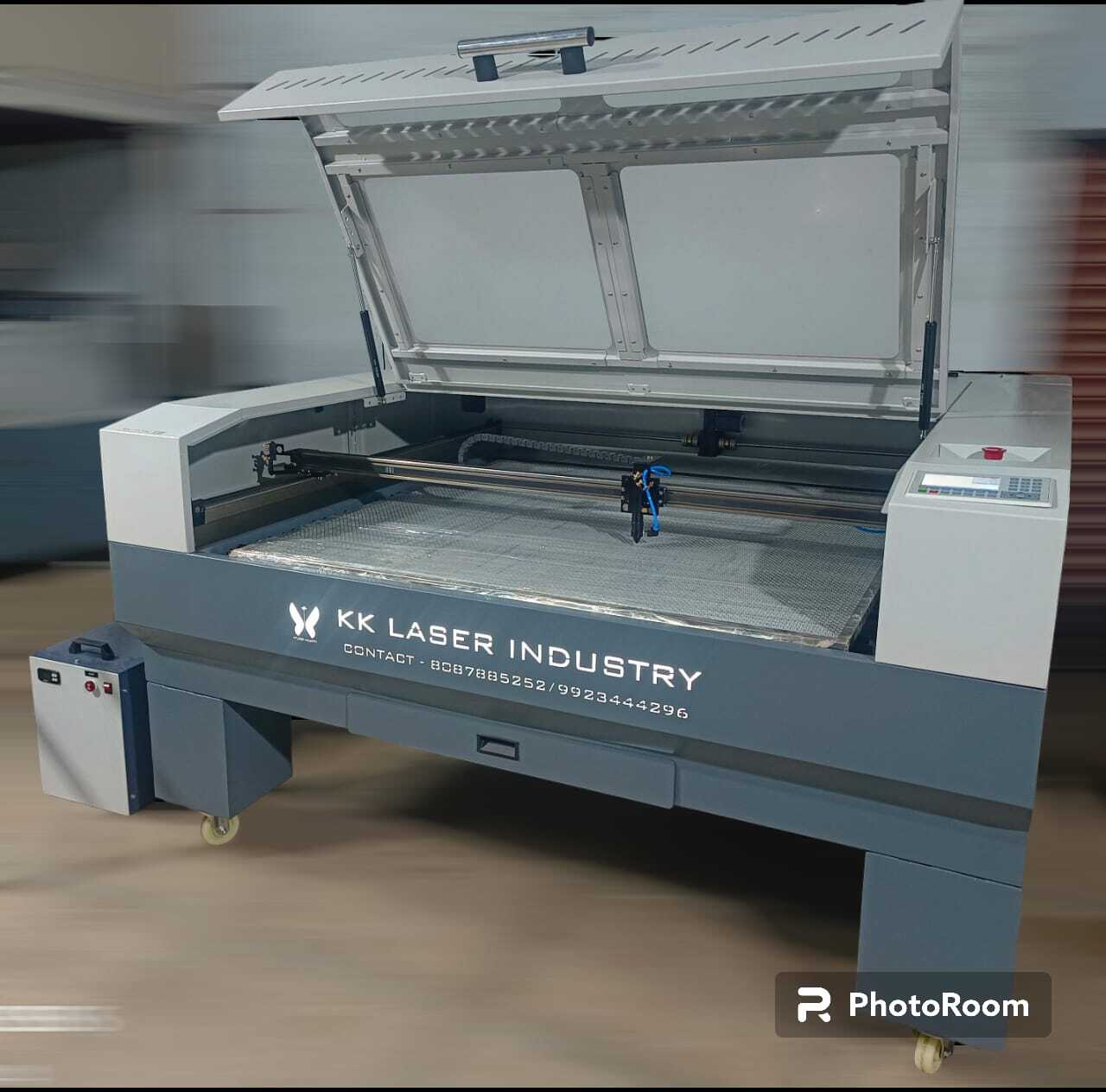 Co2 Laser Cutting Machine - 1300mm X 900mm Cutting Area, White Color | Automatic, High Efficiency, Low Noise, Touch Screen Control