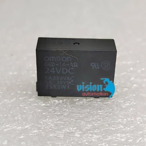 G6D-1A-ASI DC24 Omron Relay - Slim Miniature SPST-NO PCB Power Relay, Fully Sealed, 1-Pole, Directly Mounted to PCB, Input Supply-DC24