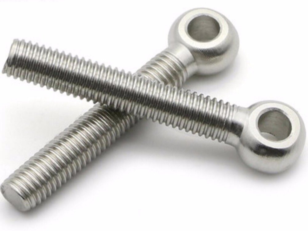 Stainless Steel Eye Bolts - Grade Ss 304/ss 316, Customized Sizes, Bright Finish | Polished Surface, Corrosion Resistant, Industrial Use