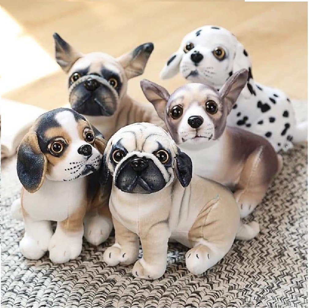 Dog Soft Toy - Color: Multicolor