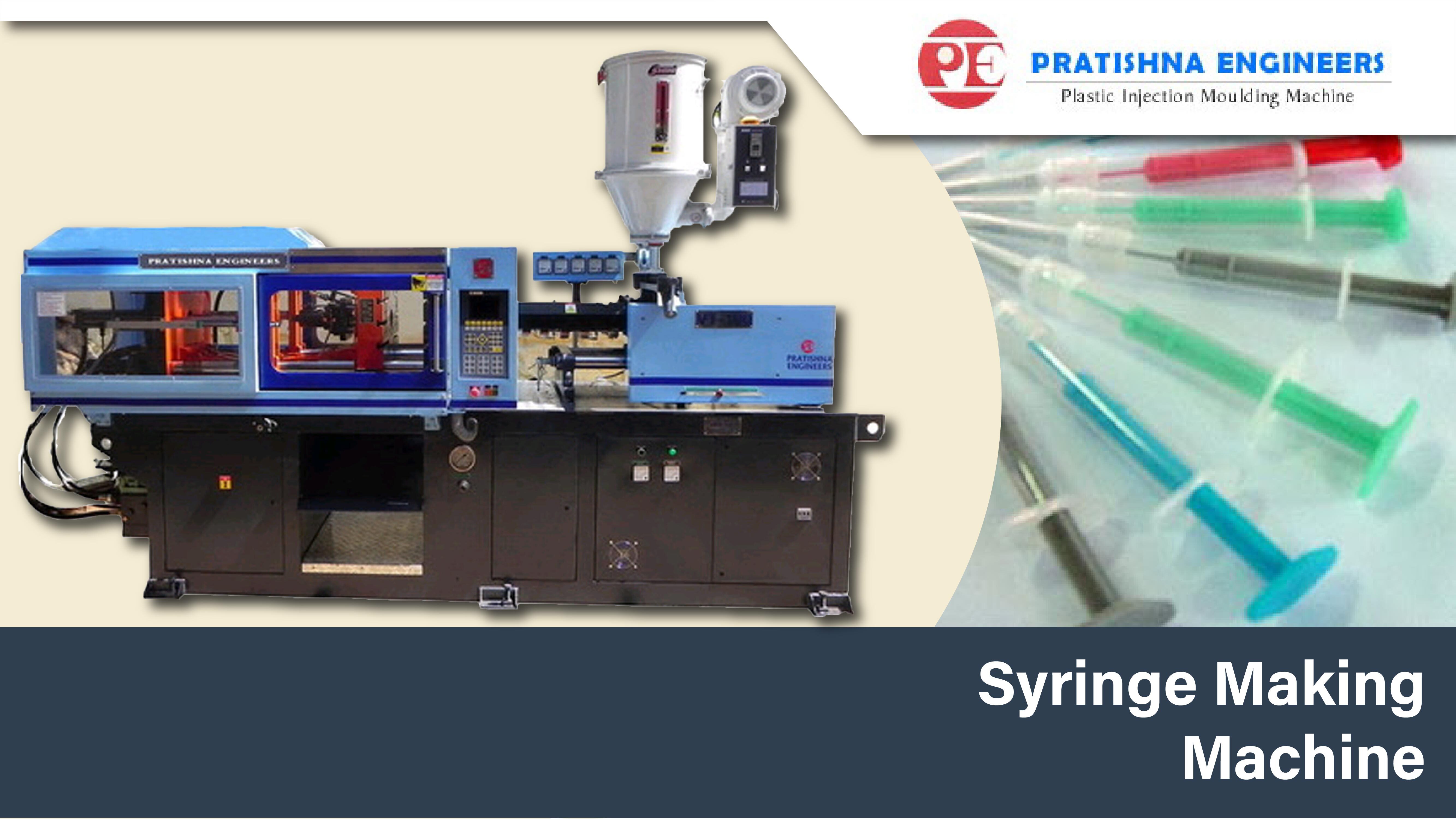 Syringe Making Machine - Stainless Steel Alloy, Various Sizes 1-50 Ml, Matte Black | Automatic, Industrial Use, Warranty Included