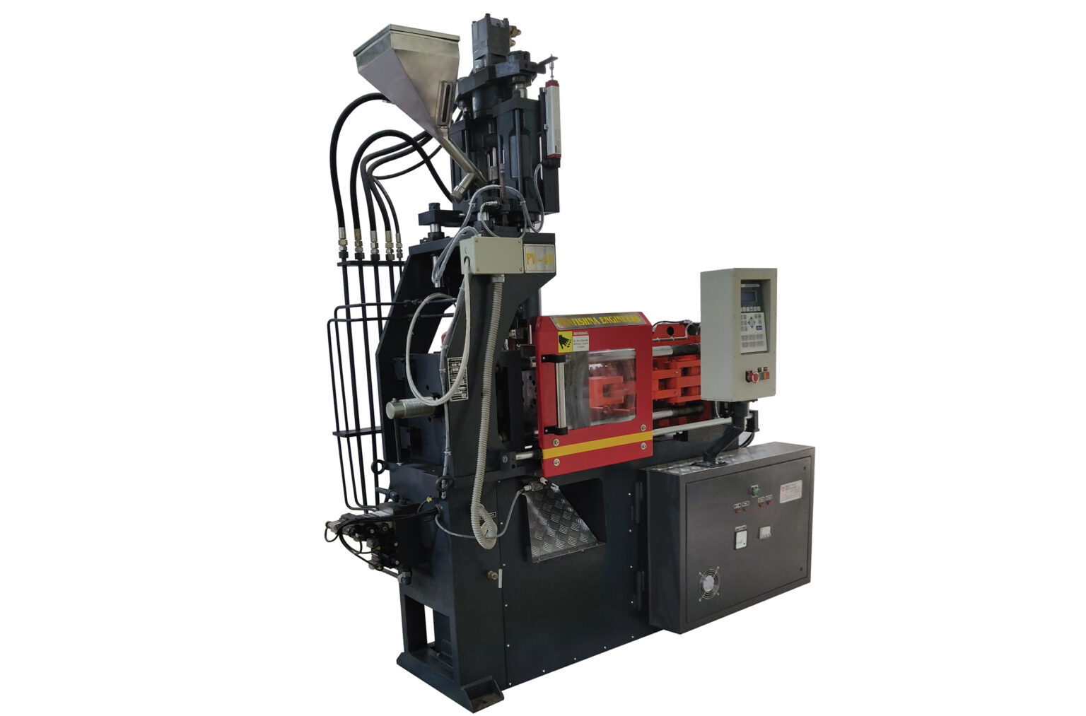 Blue Vertical Clamping Injection Moulding Machine