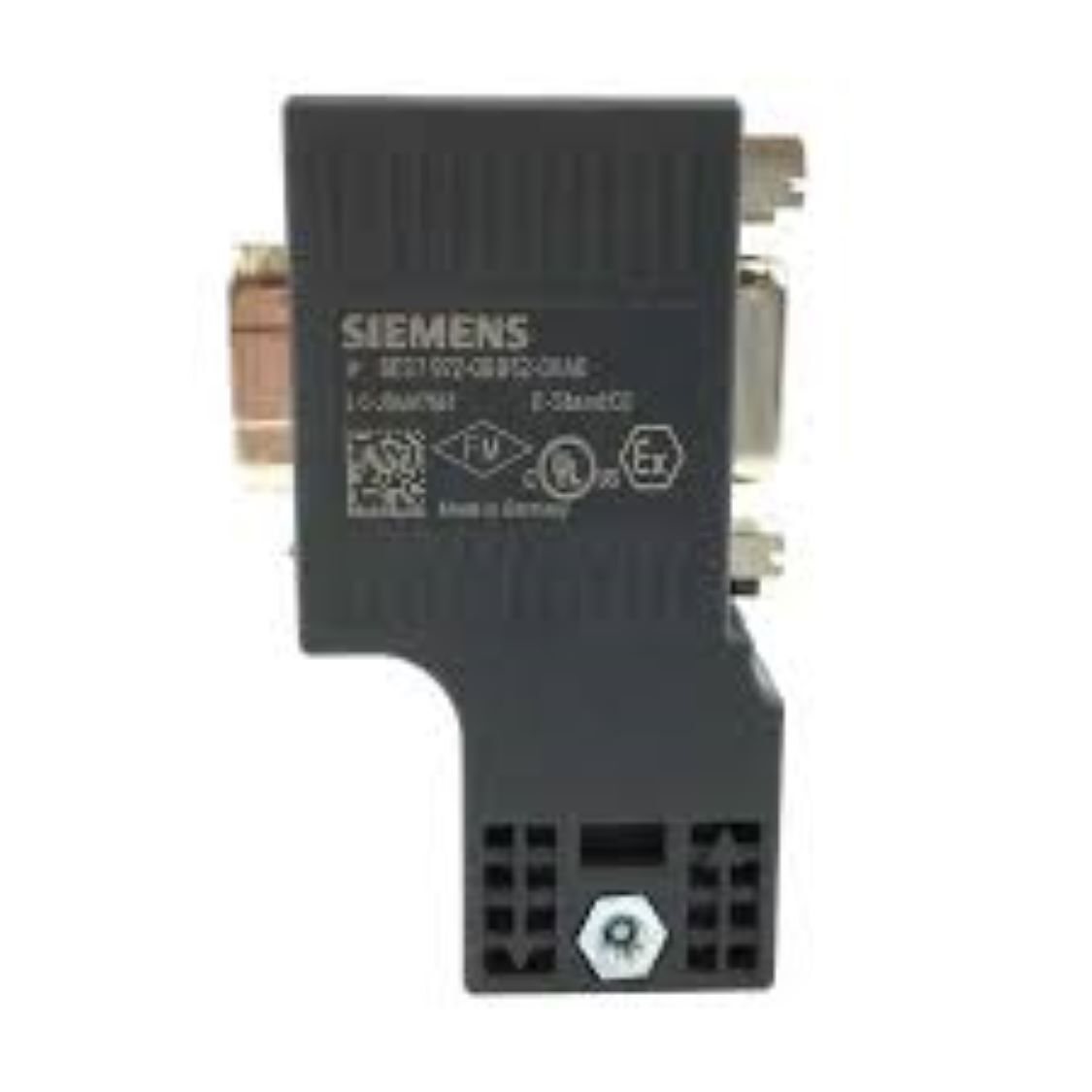 Simatic Dp Connection Plug - 15.8x59x35.6 Mm, Fastconnect Insulation Displacement Method, Designed For Profibus Up To 12 Mbit/s 90â° Cable Outlet, 24v Rated Voltage, Lightweight At 0.047 Kg