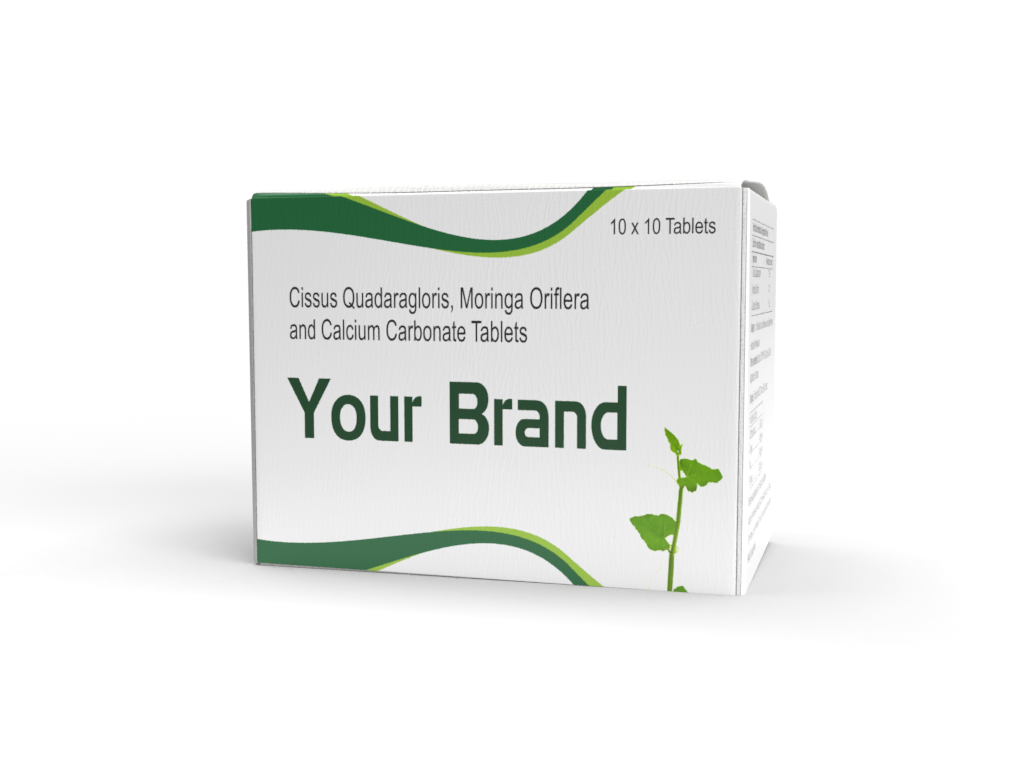 Cissus Quadaragloris With Moringa Oriflera And Calcium Carbonate Tablet