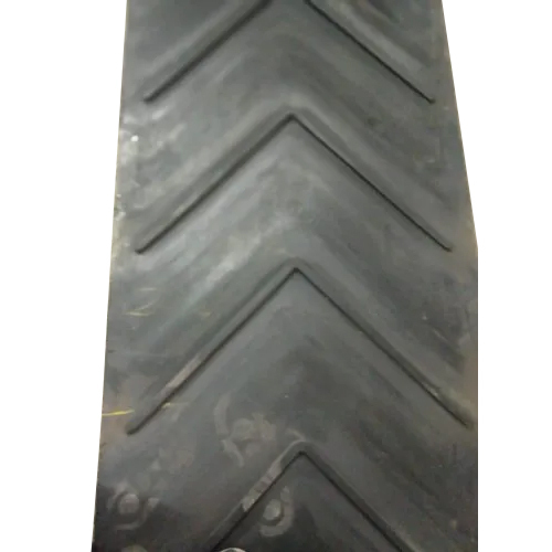 V Type Chevron Conveyor Belt - Nylon Material, Standard Size, Silver Color | Heavy-Duty Industrial & Commercial Use, Reliable Performance with Warranty
