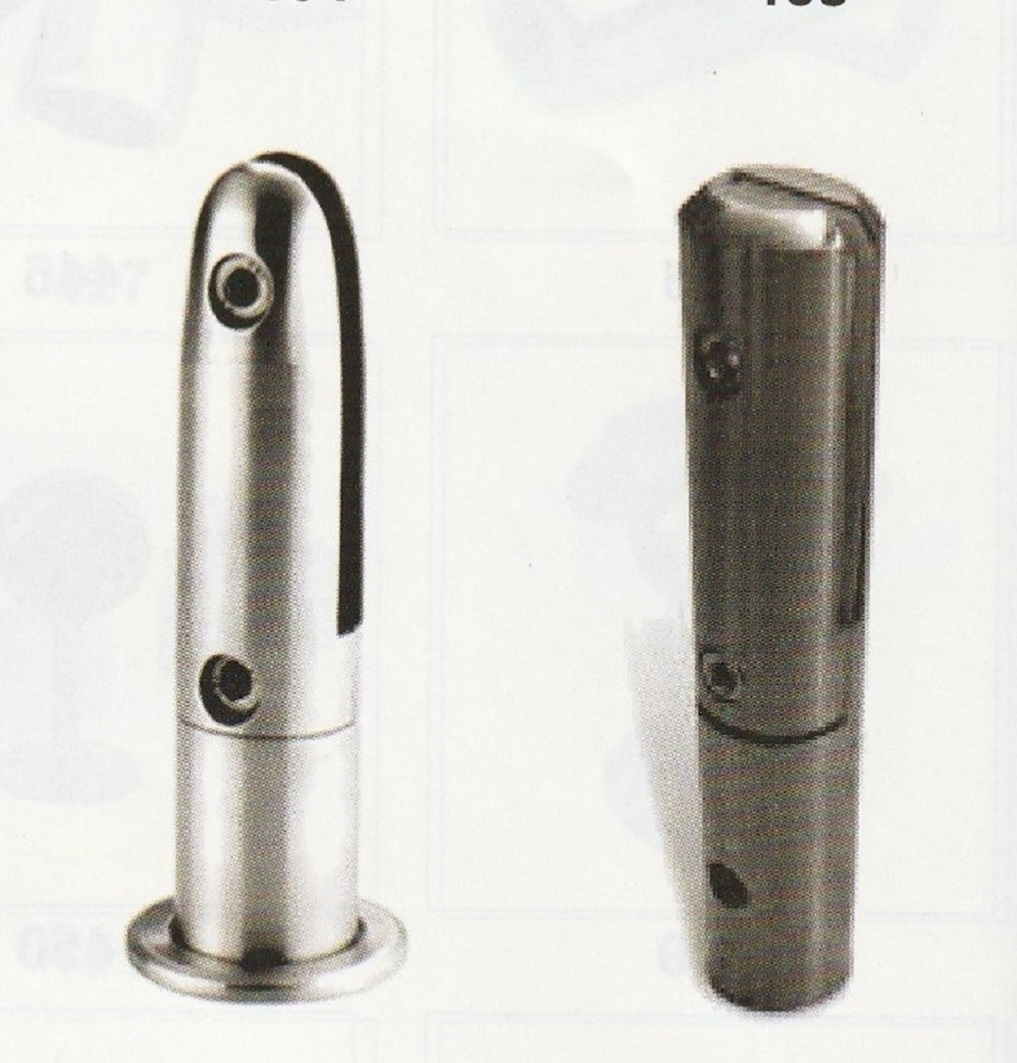 8 Inch 8 Mm Glass Spigot - Stainless Steel, Height: 12 Inch, Length: 40mm, Width: 10mm | Modern Style, Eco Friendly, Gross Weight: 1.1 Kg