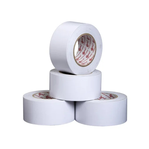 Double Sided Tissue Tape - Customizable Thickness & Length, White Color, Strong Double Adhesive | Versatile for Crafting, Home Improvement, and Industrial Use
