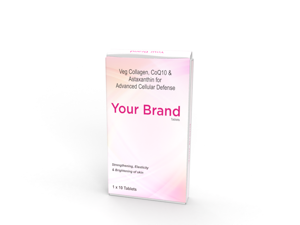 Veg Collagen With Coq10 And Astaxanthin For Advanced Cellular Defense.