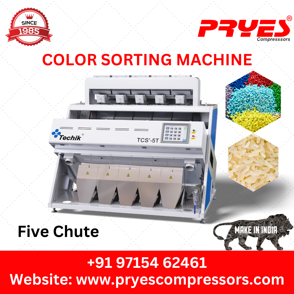 Rice Color Sorting Machine - 12 Chute Accuracy: 99 %