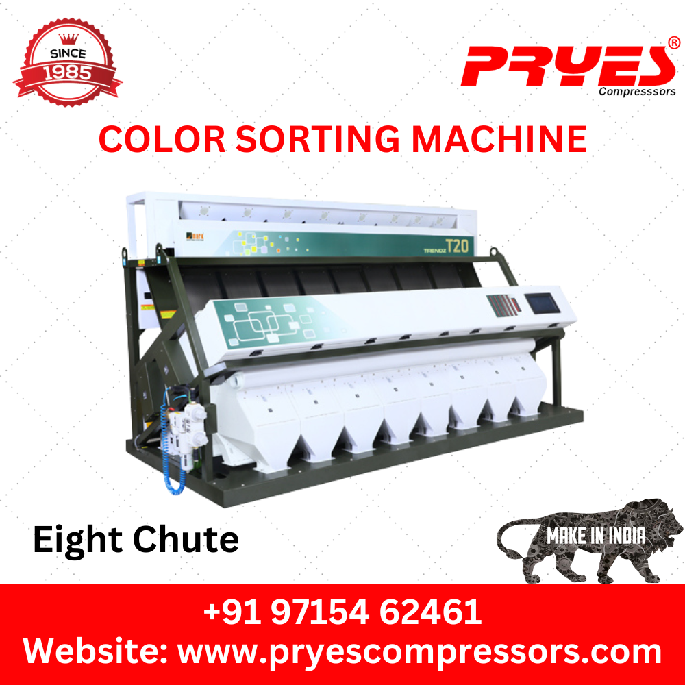 Rice Color Sorting Machine - 12 Chute Accuracy: 99 %