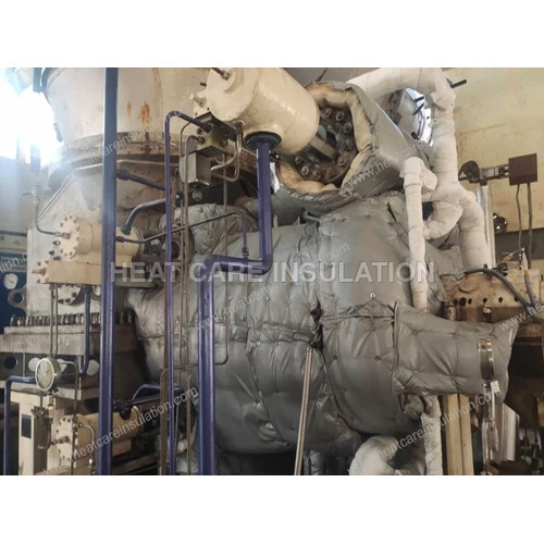 Flexible Thermal Insulation Jackets - Silicon Material, Thickness 50-150 mm, Gray Color, Withstanding Temperature 550-650°C | Industrial Application