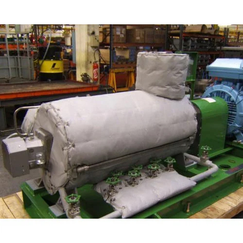 Pressure Power Pump Insulation Covers - Stainless Steel, 6mm to 80mm x 1000mm x 2000mm, Gray, Max Temp Up to 1600C, 2mm to 10mm Thickness