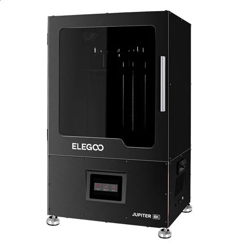 Elegoo Jupiter 6k Msla 3d Printer - Plastic Material, 12.8" Mono Lcd, Automatic Operation, 220-240 Volt | Industrial Grade, Ideal For Jewellery And Dental Prototyping
