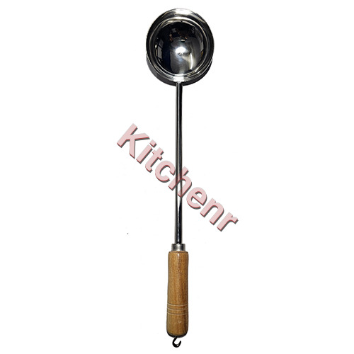 Stainless Steel Wood Handle Laddle Size: Customized