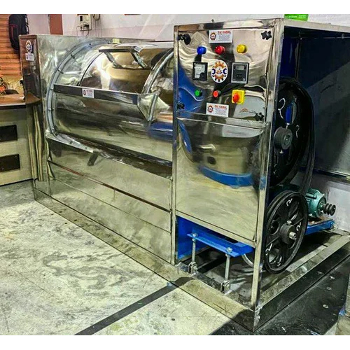 Garment Washing Machine - Stainless Steel, 100 Kg/hr Capacity | Top Loading, Semi-Automatic, Electric Power, Warranty Included