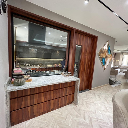 Modular Modern Kitchen - Color: As Per Availability