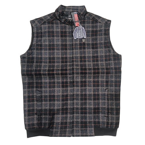 Black Mens Half Sleeve Jacket