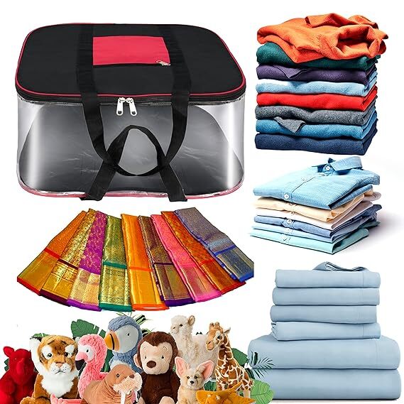Saree Packing Bag - Nylon Material | Durable, Lightweight, And Elegant Storage Solution For Traditional Attire