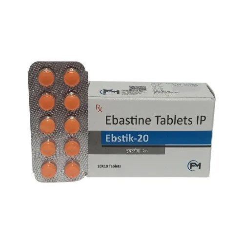 Ebastine Tablets IP - Easy-to-Swallow Allergy Relief , Long-Lasting Efficacy for Sneezing, Runny Nose, Itching, and Watery Eyes