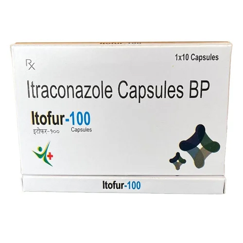 Itraconazole Capsules BP - General Medicine for Fungal Infections | Dosage Guidelines as Per Healthcare Professional, Suitable for All Individuals, Store in Dry Place, Easy-to-Consume Tablet Form