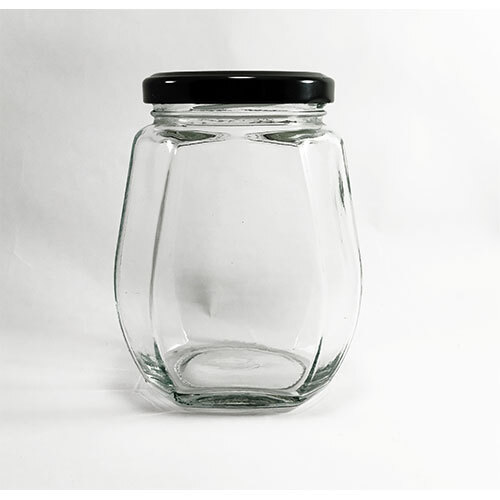 400Ml Octa Jar - Color: Transparent